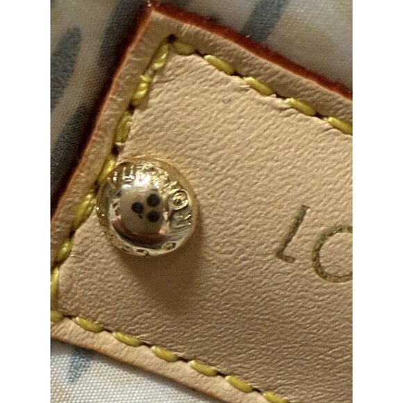 Louis Vuitton Womens Checkered Slide Sandals Beige/Green/Blue Size 38 - Picture 8 of 10